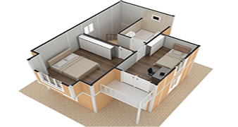 126 metrekare prefabrik ev