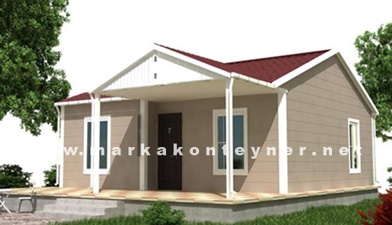 75 metrekare prefabrik ev